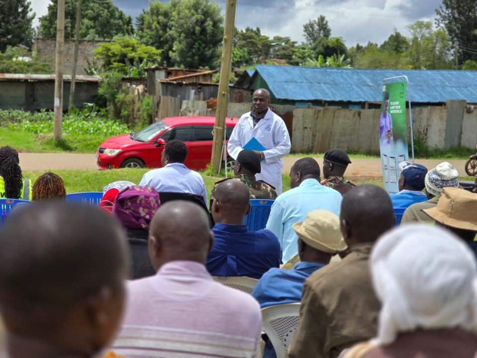 Nairobi Water customer clinic where Karen residents are receiving support services.